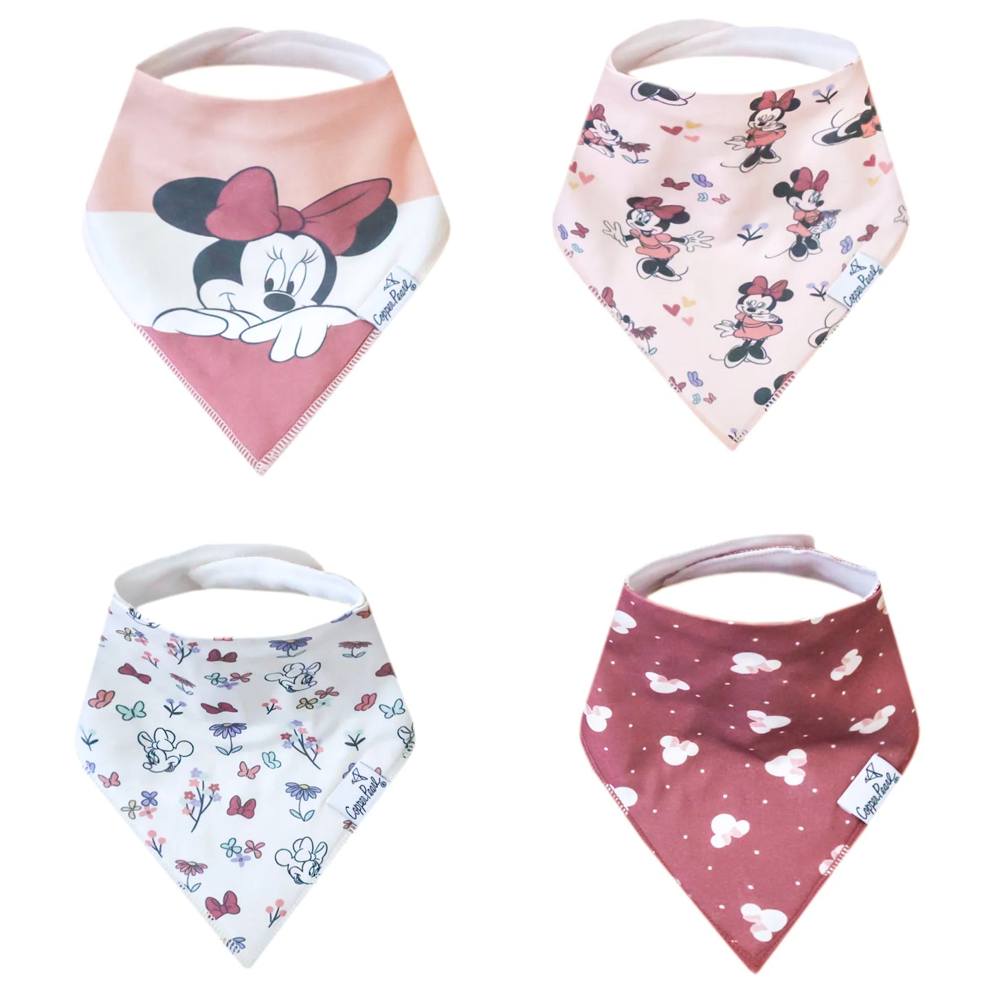 Copper Pearl - Minnie Mouse Bib Set