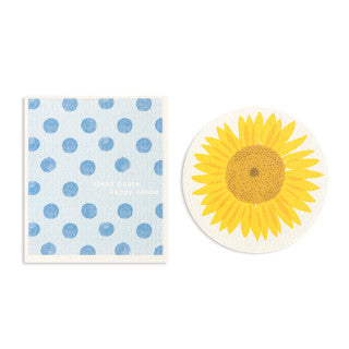 Demdaco Sunflower BioDishCloths Clean House