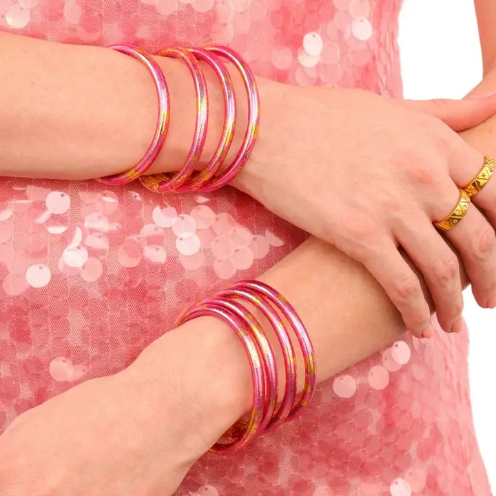 BuDhaGirl Koi Rose All Weather Bangles® (Awb®) - Set of 4