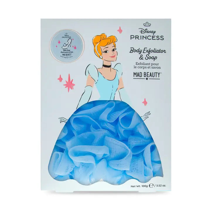 Mad Beauty Princess Set Body Exfoliator and Soap - Cinderella