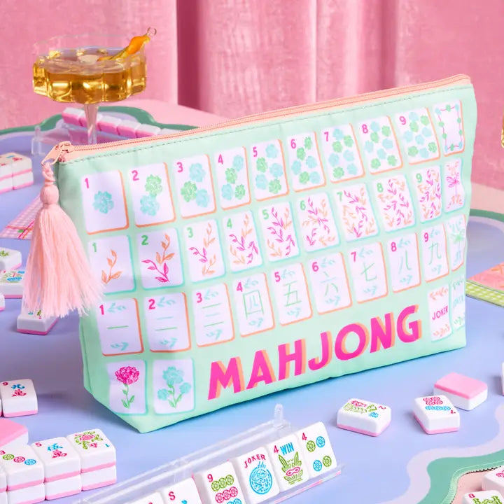 Mahjong Tile Bag - Nylon Zipper Bag