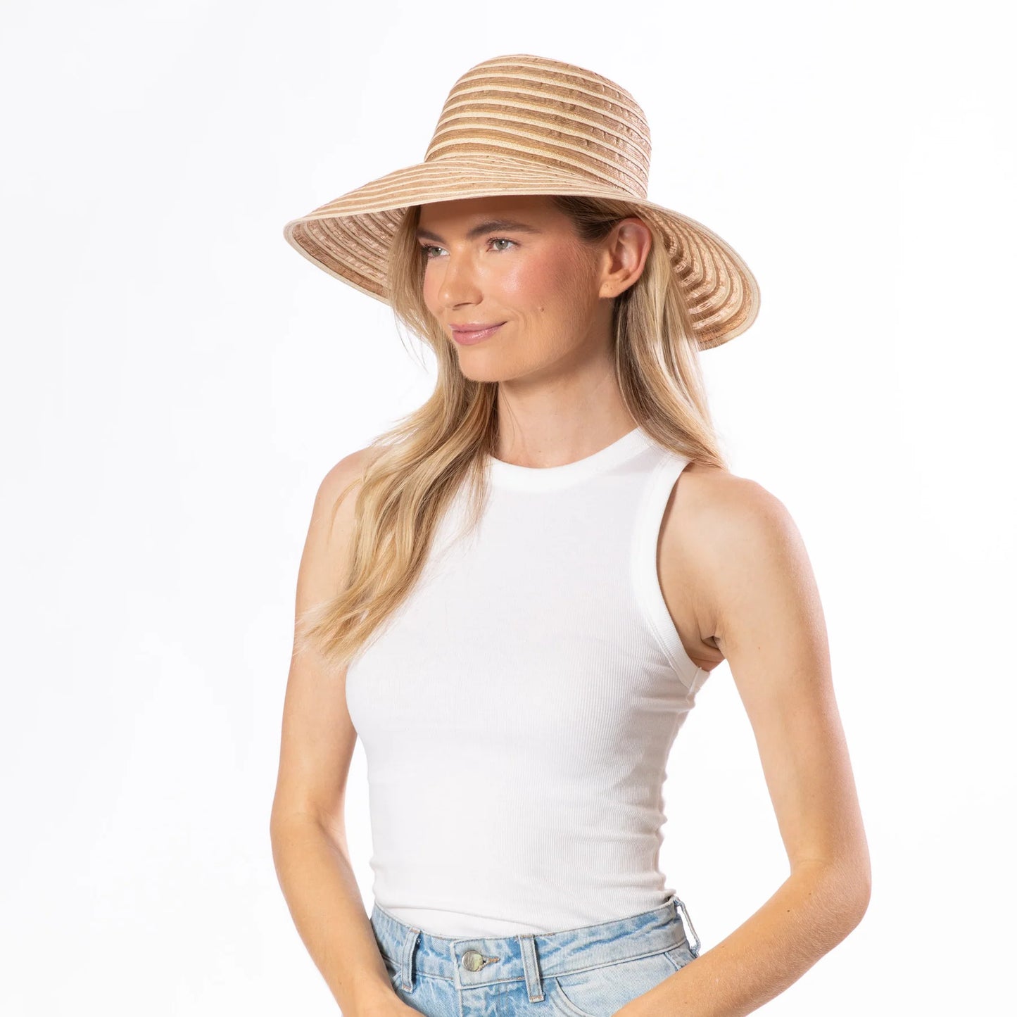 San Diego Hat Julie - Ribbon Braid Round Crown