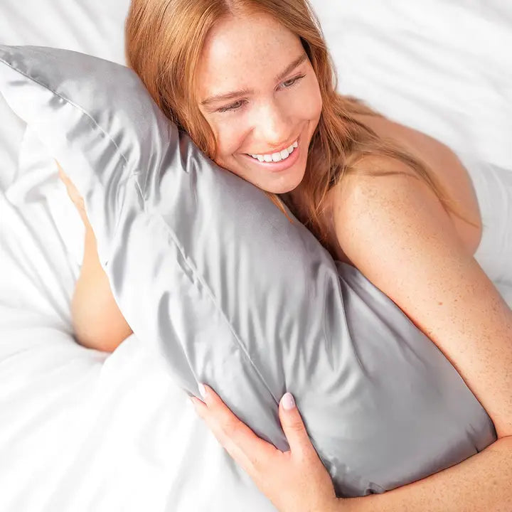 Kitsch Satin Pillowcase Standard - Silver