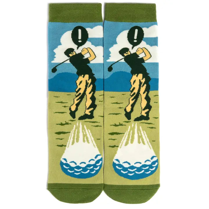 Lavley Swing Swear Repeat Golf Socks