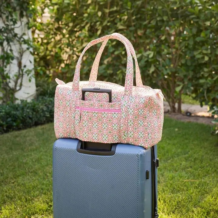 Laura Park Designs Gasparilla Quilted Signature Duffle Bag
