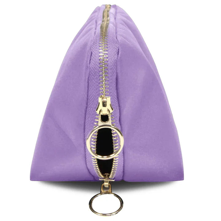 Kusshi Spring Bloom Signature-Lavender Fabric with Rosebud Interior