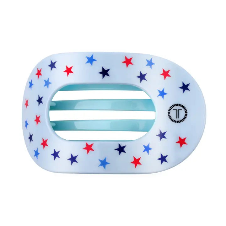 Teleties Flat Round Hair Clip | Medium | United We Sparkle