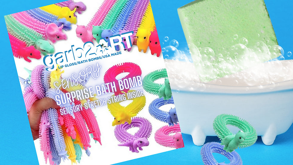 Garb2ART Sensory Stretch String Surprise Bath Bombs