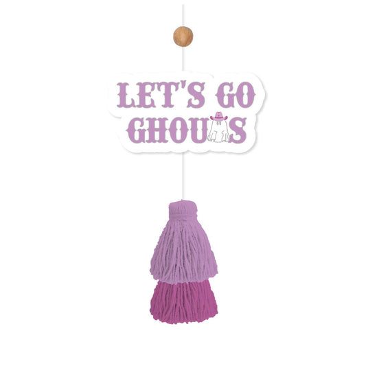 Mary Square  Air Freshener Lets Go Ghouls