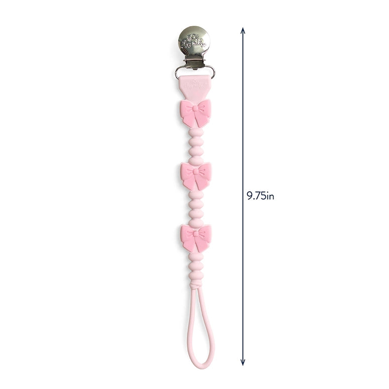 Itzy Ritzy Paci Strap Plus™-Pink Bows