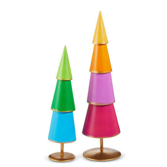 RAZ Imports 19" Color Block Trees