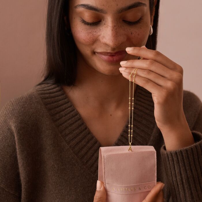 A Littles & Co. A Little Alphabet Necklace-A