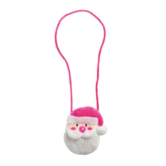 MUD PIE LIGHT-UP SANTA PURSE