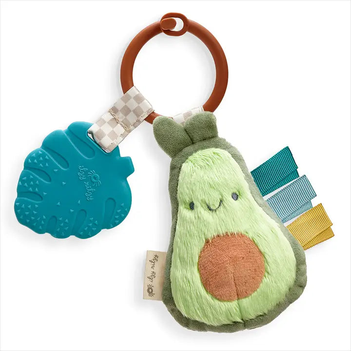 Itzy Ritzy Pal™ Plush + Teether-Avocado