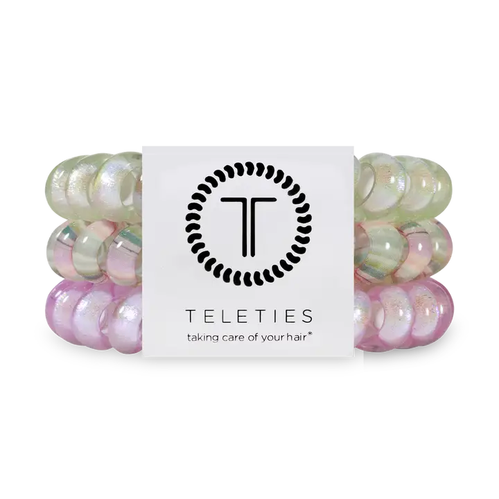 Teleties Opal Glow Large Hair Ties