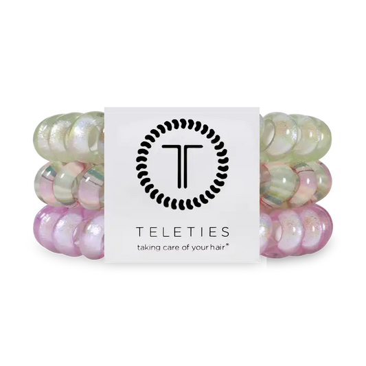 Teleties Opal Glow Large Hair Ties