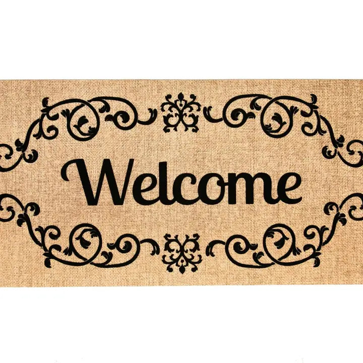 Welcome Scroll Sassafras Switch Mat