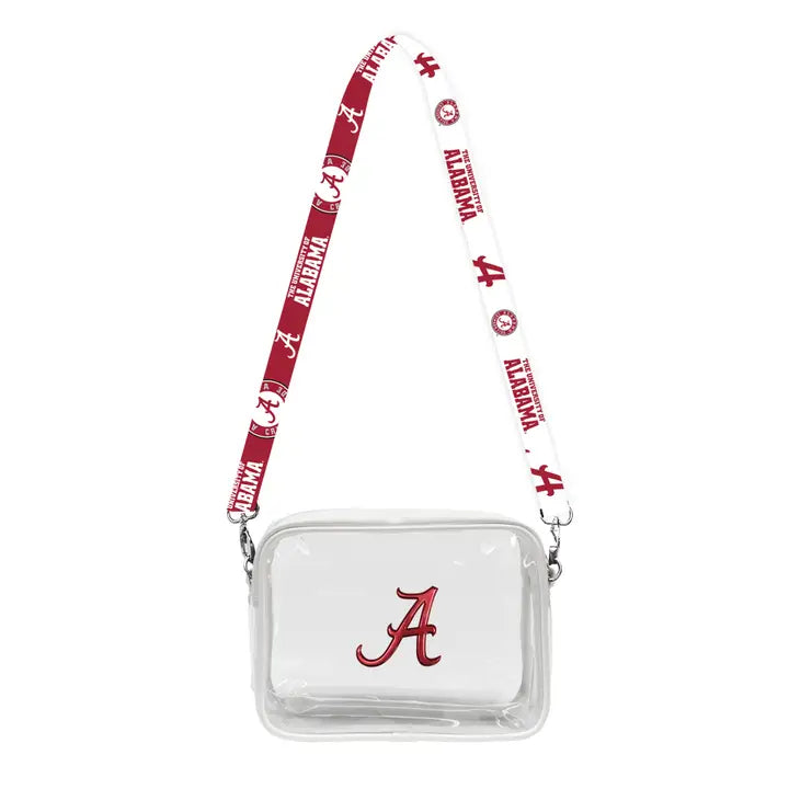 NCAA Alabama Crimson Tide Clear Fanny Fan Purse