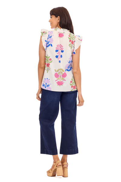 MUD PIE KENZIE FLOUNCE TOP
