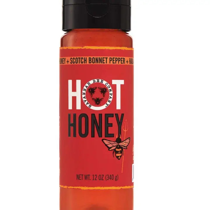 Savannah Bee Company Hot Honey - Plastic Squeeze Bottle - 12oz