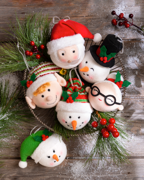 Ganz Stuffed Christmas Icons Ornaments