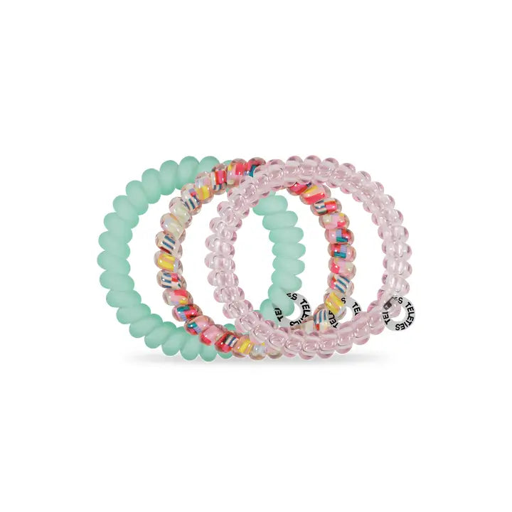 Teleties Spiral Hair Coils | Small | Spring Splash