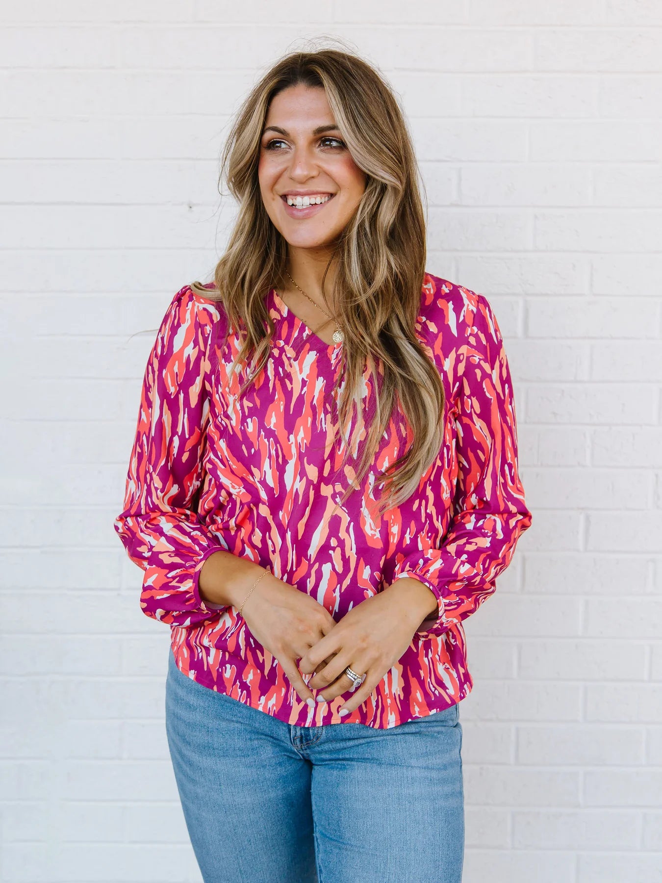 MIchelle McDowell Jamie Top | Tiger Tail Violet