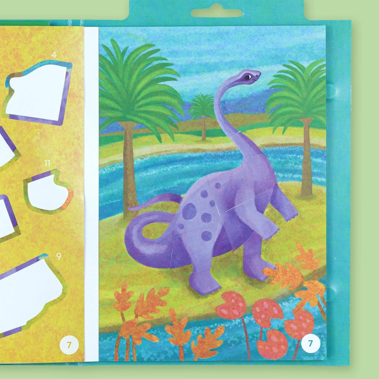 Tiger Tribe Sticker By Numbers - Dinosaurs