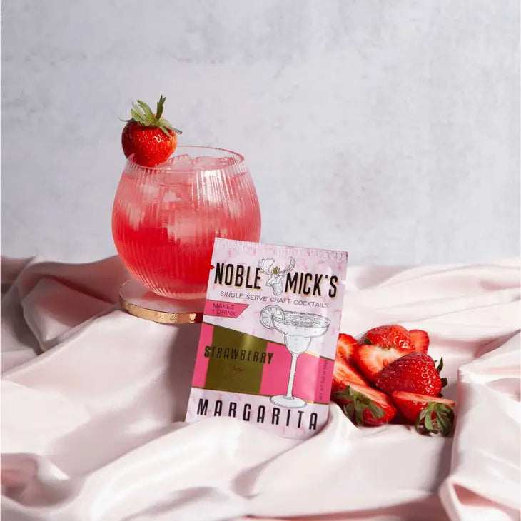 Noble Mick's Strawberry Margarita Single Serve Craft Cocktail