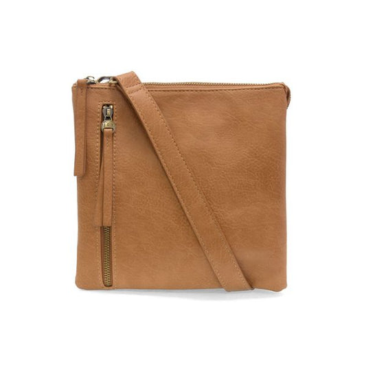 Joy Susan Dawn Multi Pocket Compact Crossbody Bag-Mid Tan