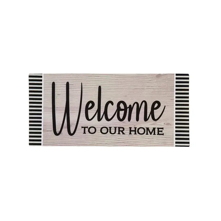 Evergreen Enterprises Wood Grain Welcome Sassafras Switch Mat