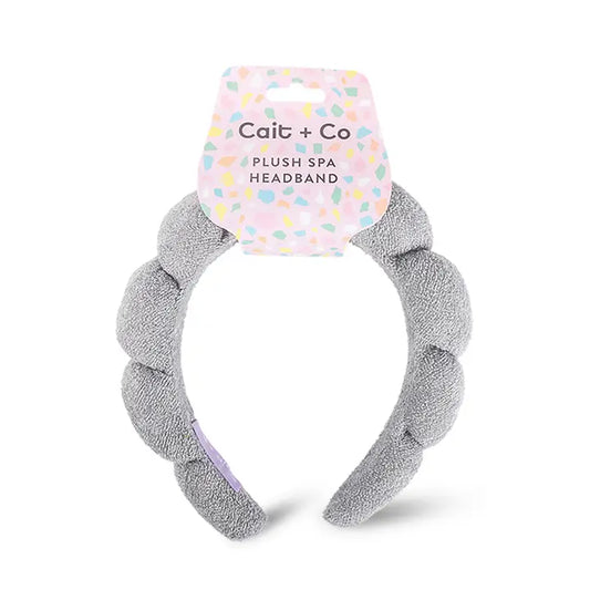 Cait + Co Plush Spa Headband - Turquoise | Gem Collection