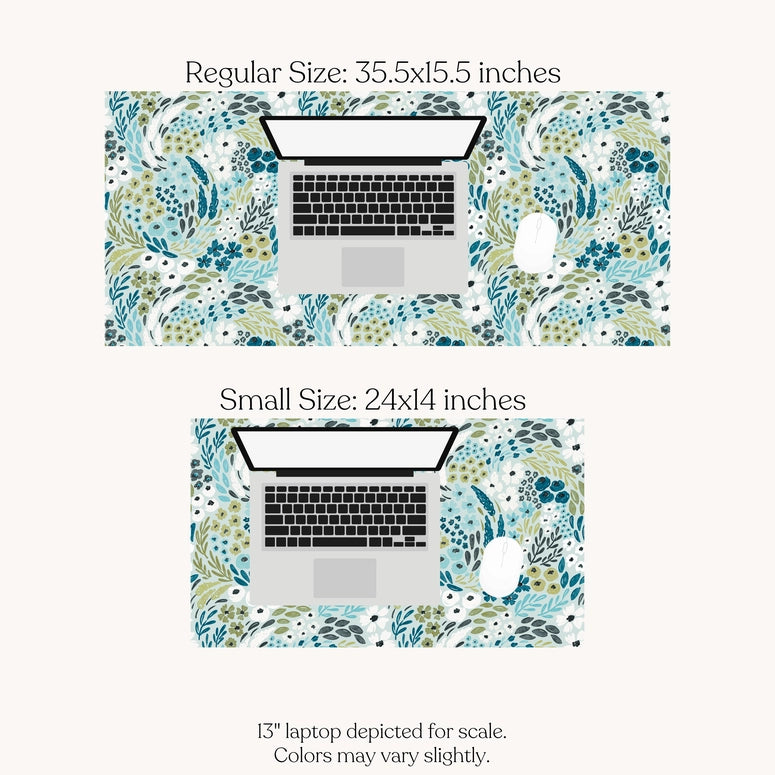 Elyse Breanne Design Waterfall Floral Desk Pad-Small
