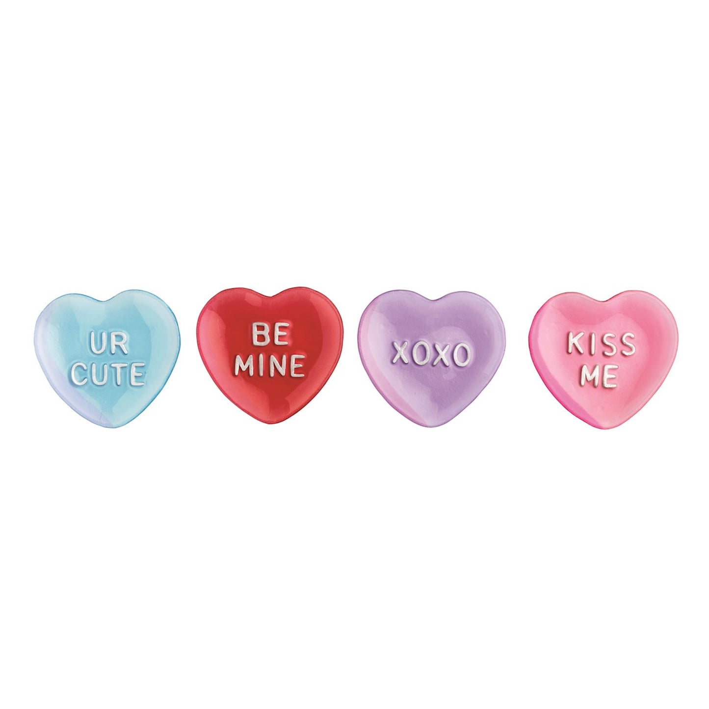 MUD PIE VALENTINE'S TIDBIT PLATES