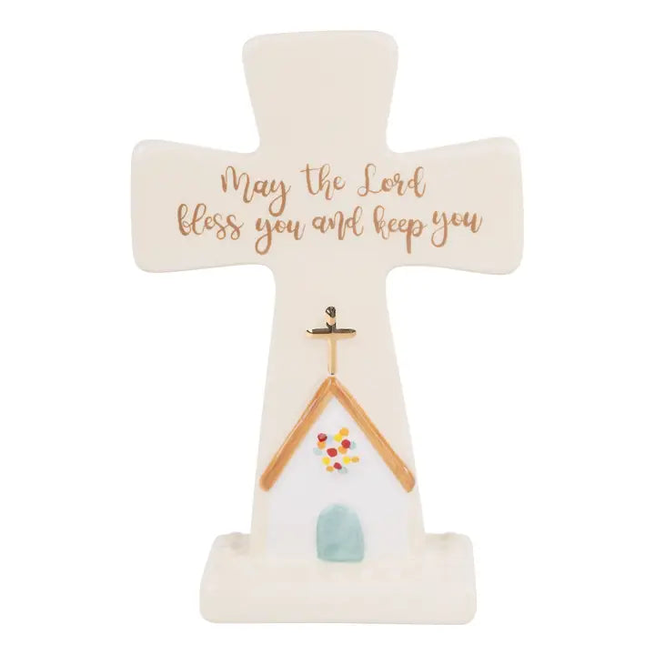 Glory Haus Lord Bless and Keep You Church Standing Cross