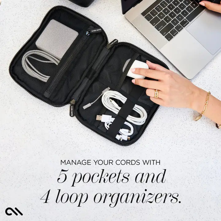 Case-Mate Travel Tech Organizer - Black