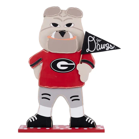 Glory Haus Hairy Dog Wooden Mascot