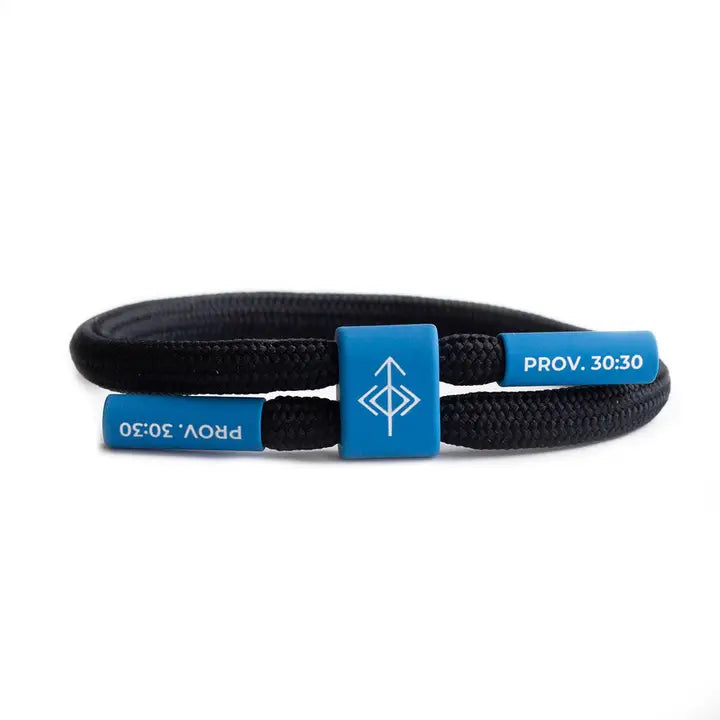 THE PRAYER I SHARE Don't Back Down Bracelet, Christian Cord Bracelet