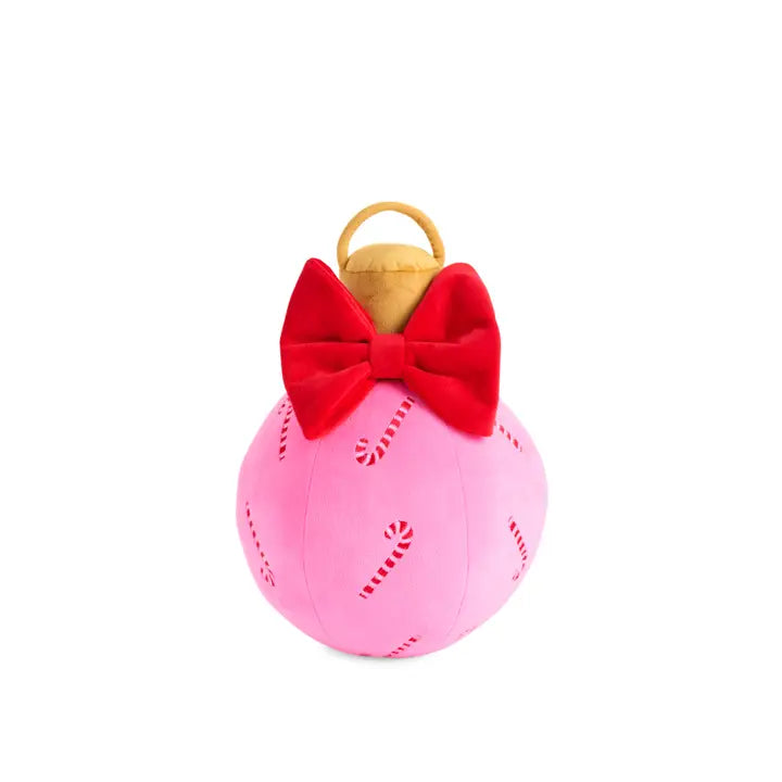 Shiraleah Holiday Small Bauble Pillow-Pink