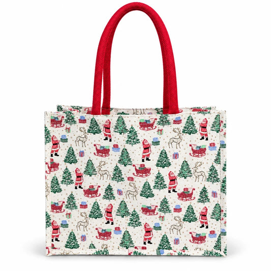 Mary Square Everyday Essentials Tote Tidings Toile