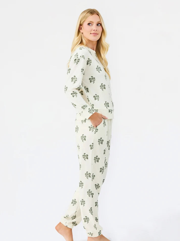 Mary Square Sophie Jogger Set | Moonlit Grace Ivory