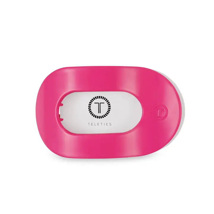 Teleties Flat Round Hair Clip | Medium | Tropical Punch
