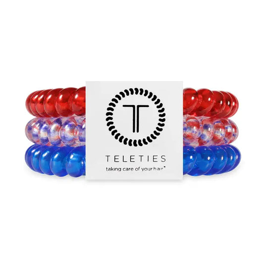 Teleties Patriot Pop Small Hair Ties