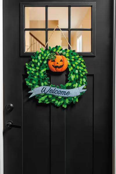 Mud Pie Jack-O-Lantern Wreath Magnet