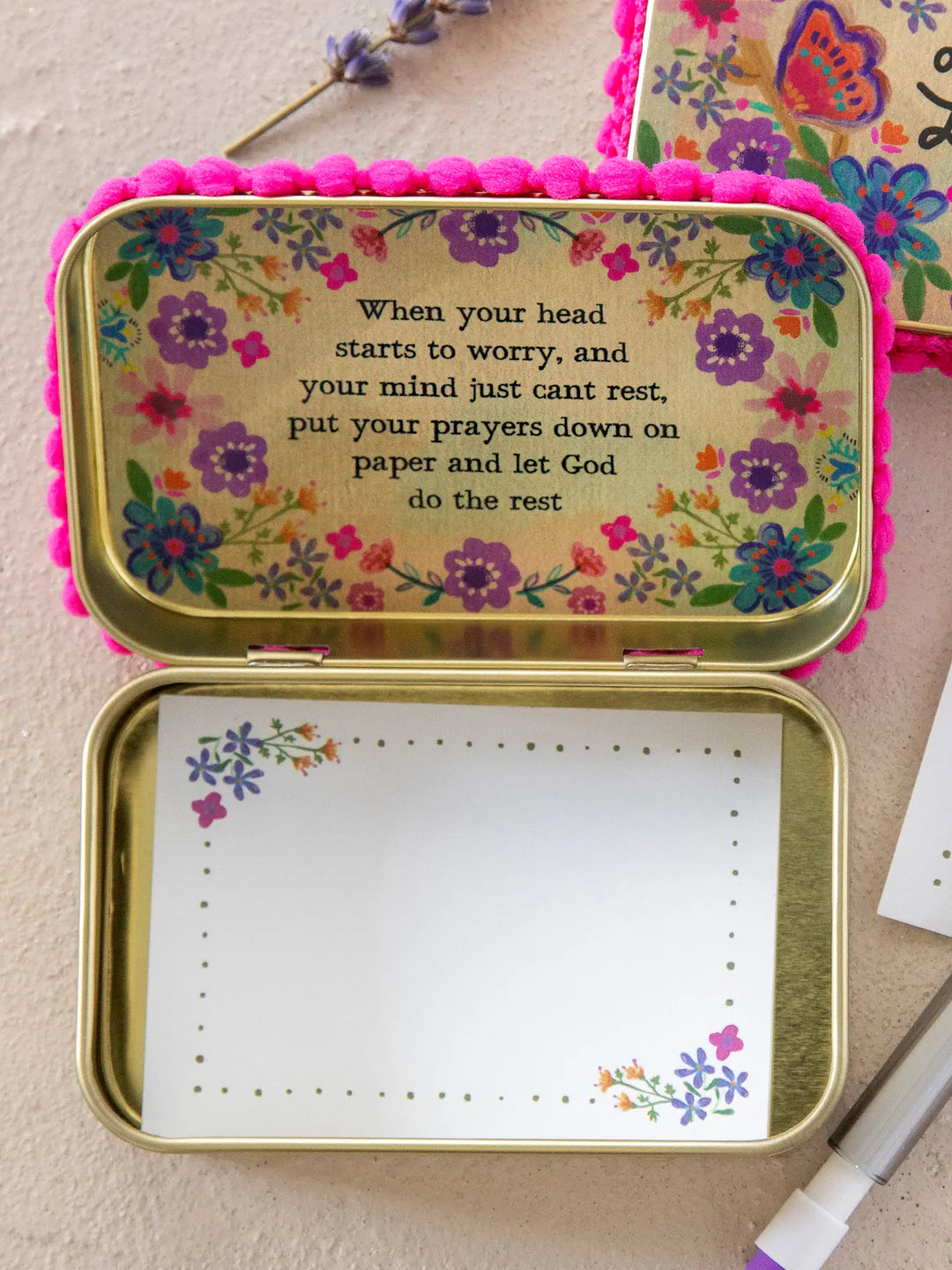 Natural Life Tin Prayer Box-You Are So Loved