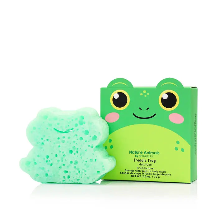Spongelle Freddie Frog Nature Animals Sponge