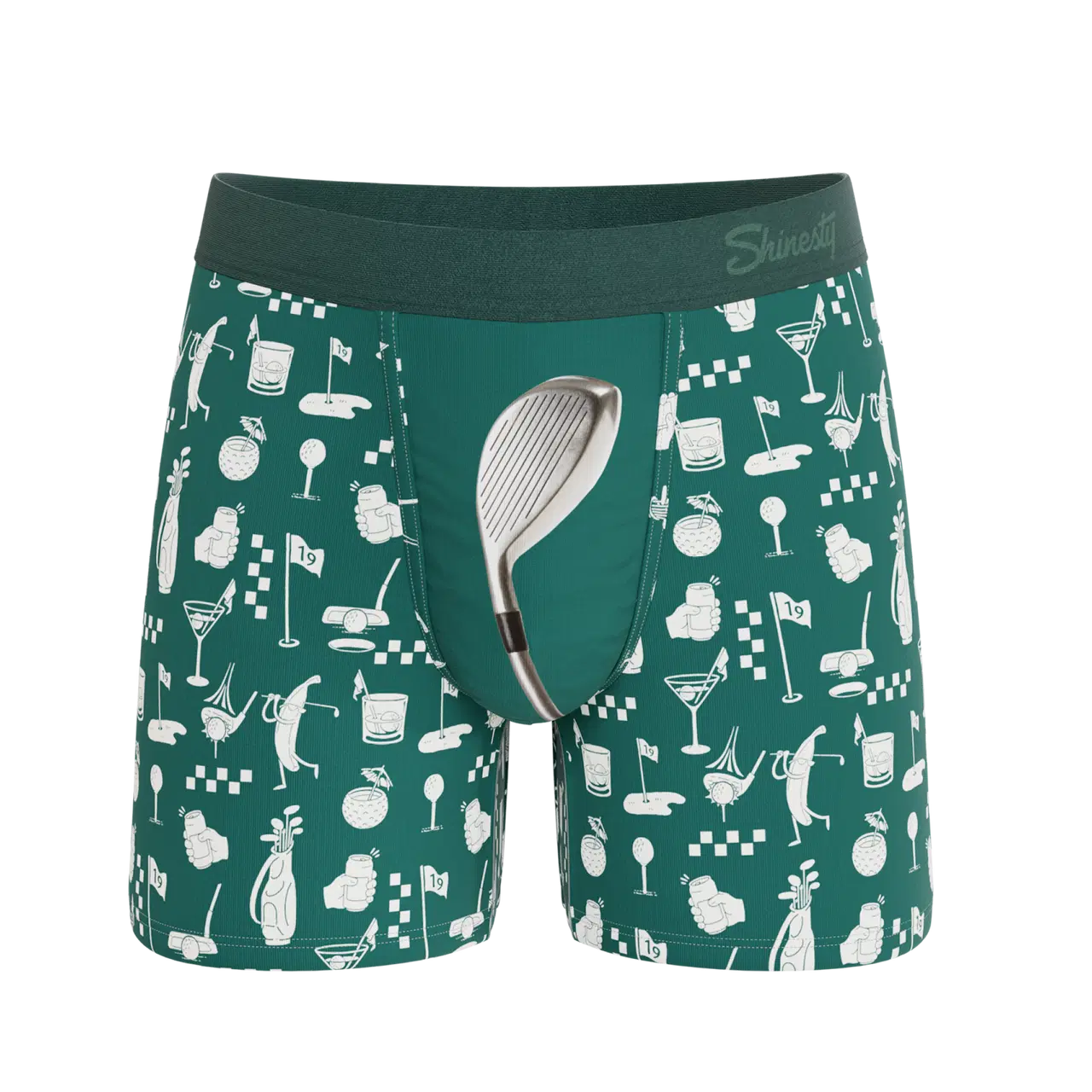 Shinesty The Mulligan - Green Golf Ball Hammock® Pouch Underwear