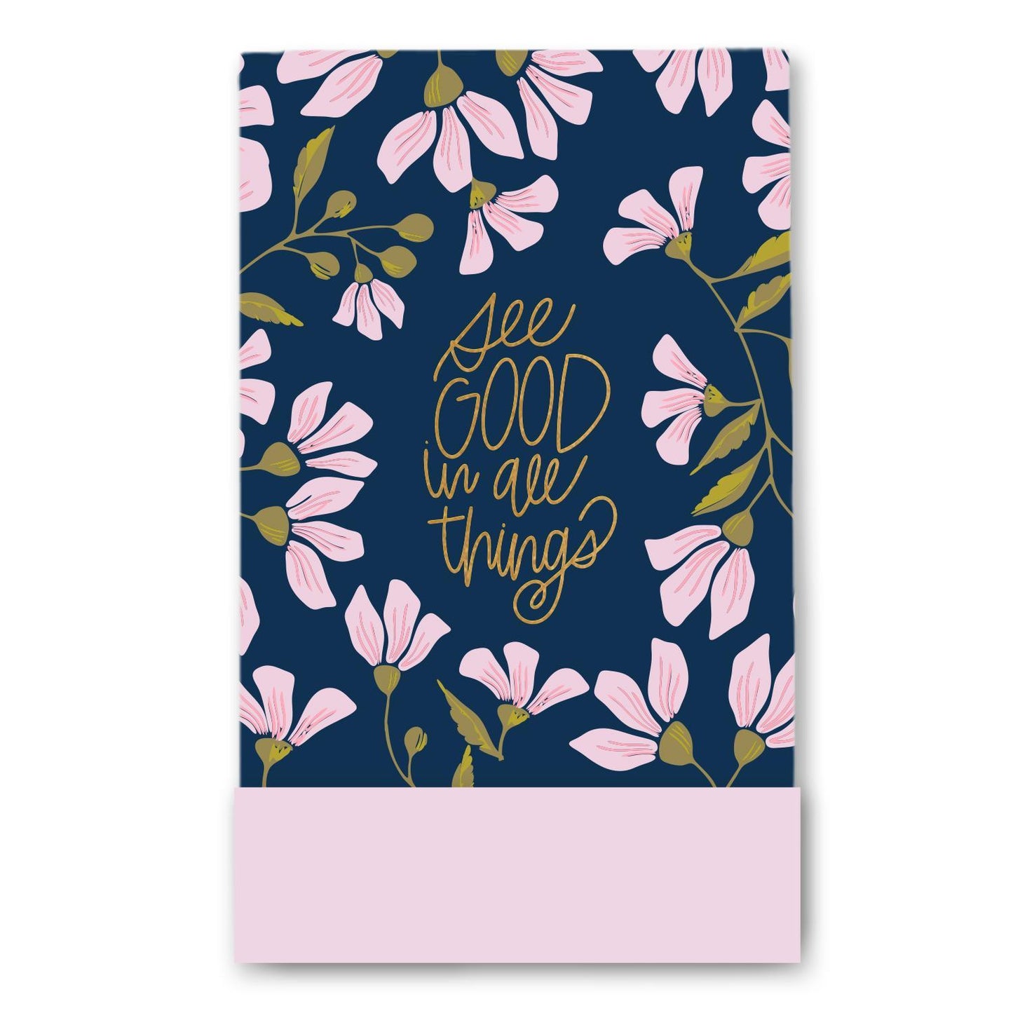 Mary Square  Flip Notepad See Good In All Things