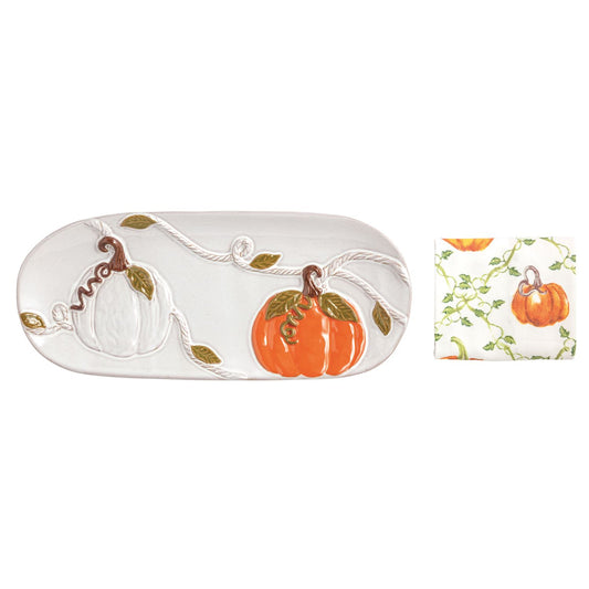 MUD PIE GATHER HOSTESS TRAY SET