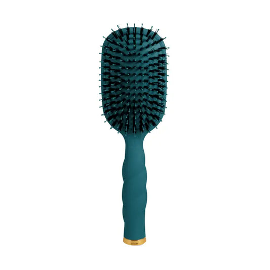 Teleties Boar Bristle Hair Brush - Teal with It